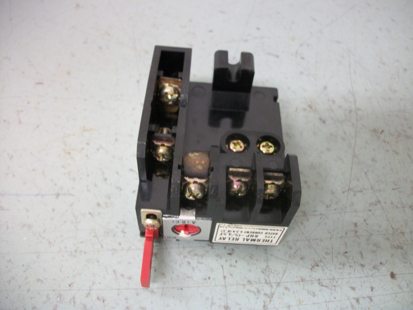 YASKAWA THERMAL OVERLOAD RELAY RHP-15/4.5F 4.5AMP NOB