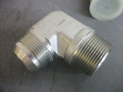 PARKER LOT OF 6 1-5/8" 90 DEG ELBOW CONNECTORS P0-140 NOB