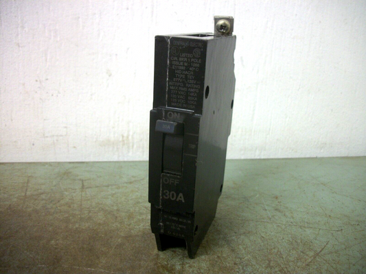 GE TEY CIRCUIT BREAKER TEY130 30AMP 277VOLT 1POLE