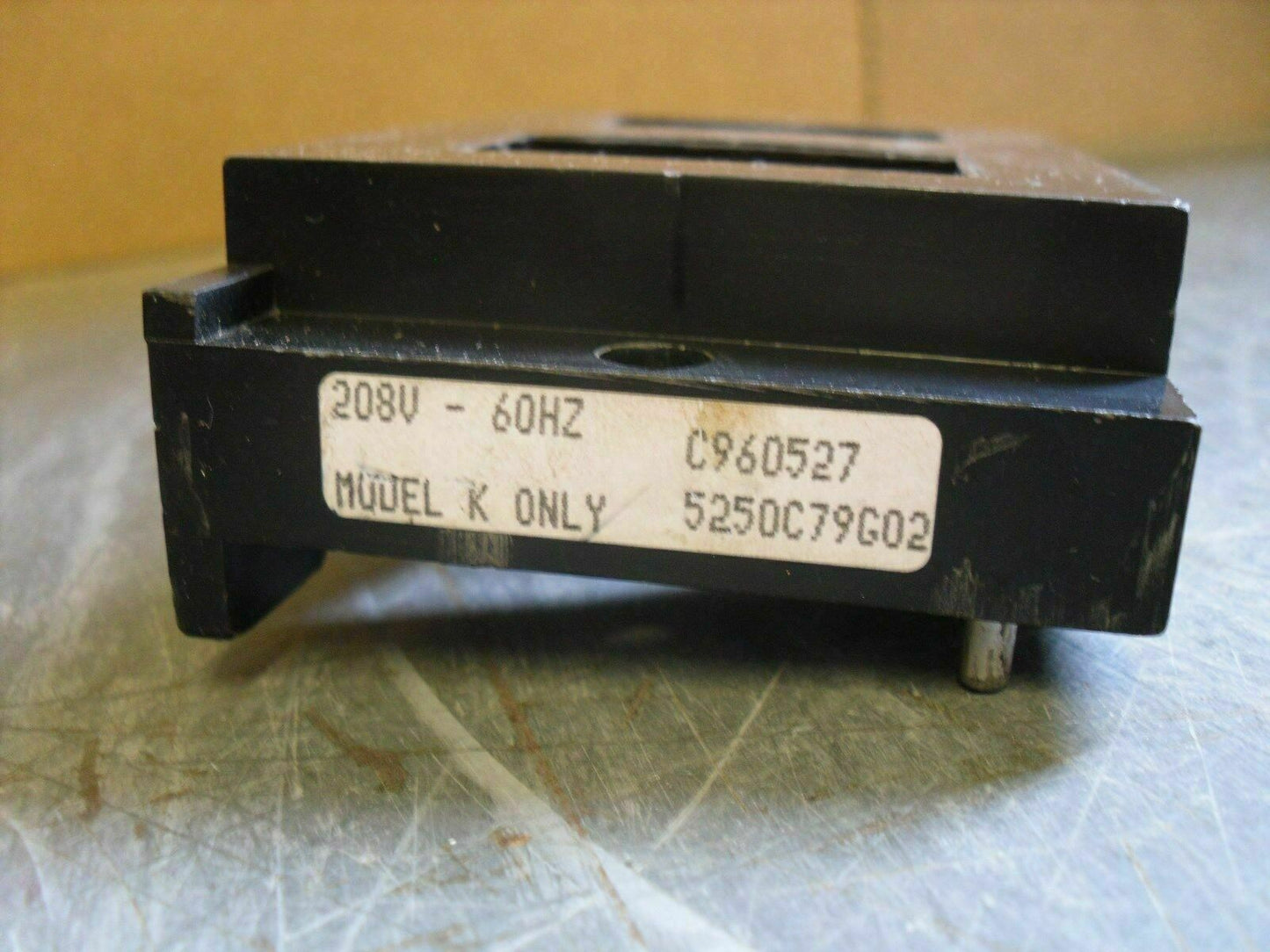 CUTLER-HAMMER SIZE 4 MODEL K STARTER COIL 5250C79G02 208VCOIL