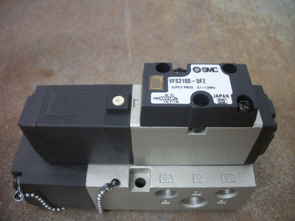 SMC SOLENOID VALVE VFS2100-5FZ 0.1-1.0MPa 26VCOIL NOB