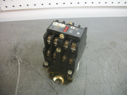 ALLEN-BRADLEY AC CONTROL RELAY SERIES C 700-N800A1 120VCOIL