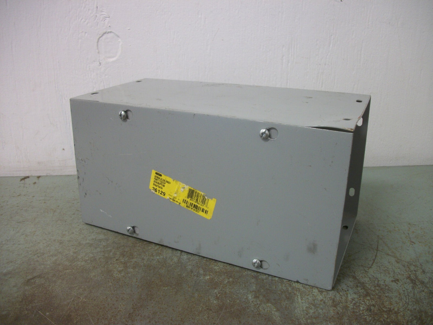 HOFFMAN 12" X 6-1/4" X 6-1/4" STRAIGHT WIREWAY ENCLOSURE F66T112GVP