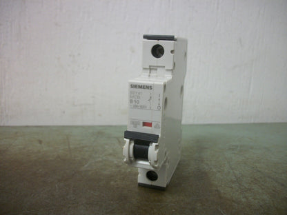 SIEMENS MINI CIRCUIT BREAKER 5SY41MCBB10 5SY4110-6 10AMP 400VOLT 1POLE