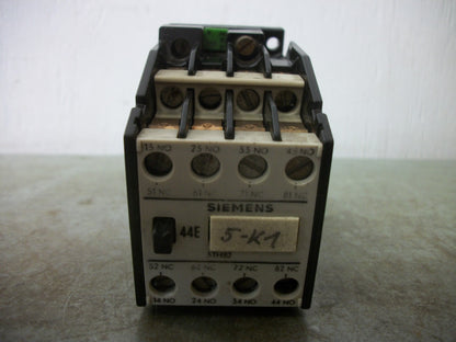 SIEMENS CONTROL RELAY 3TH8244-0A 16AMP 115VCOIL