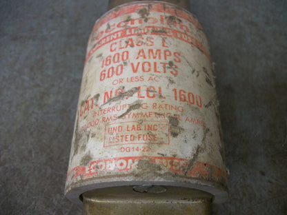 ECONOMY ECONOLIM FUSE LCL1600 1600AMP 600VOLT