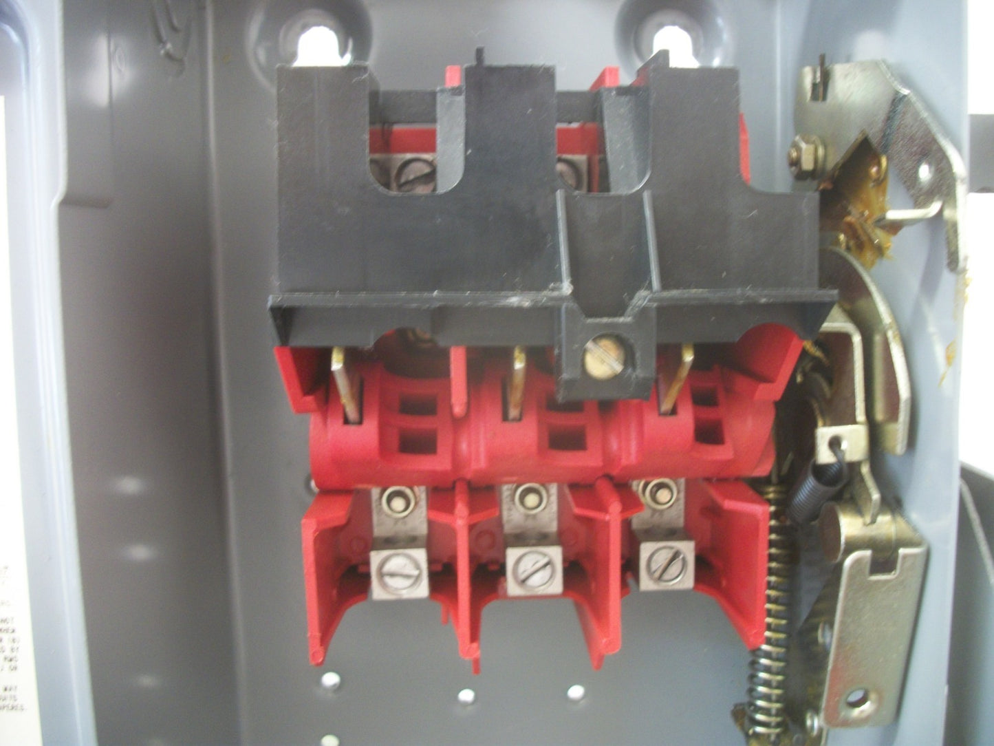 SQUARE D DISCONNECT TYPE 1 HU361 30AMP 600VOLT 3POLE NON-FUSIBLE