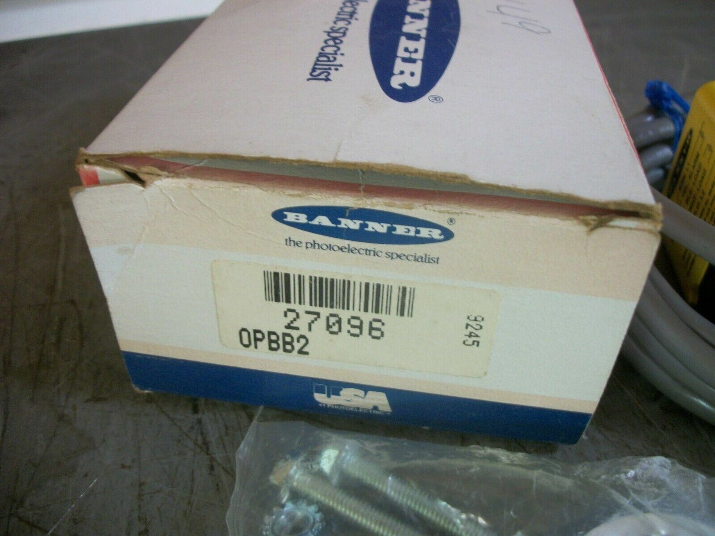 BANNER OMNI-BEAM PHOTOELECTRIC POWER BLOCK OPBB2 NIB