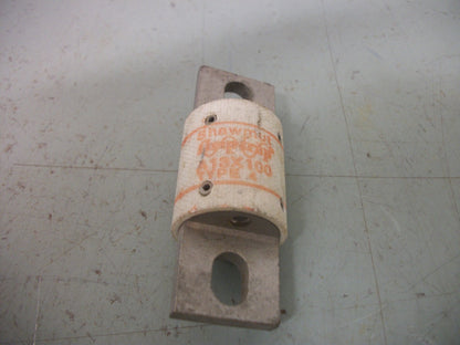 GOULD SHAWMUT AMP-TRAP TYPE 4 FUSE A13X1004 100AMP 130VOLT NOB