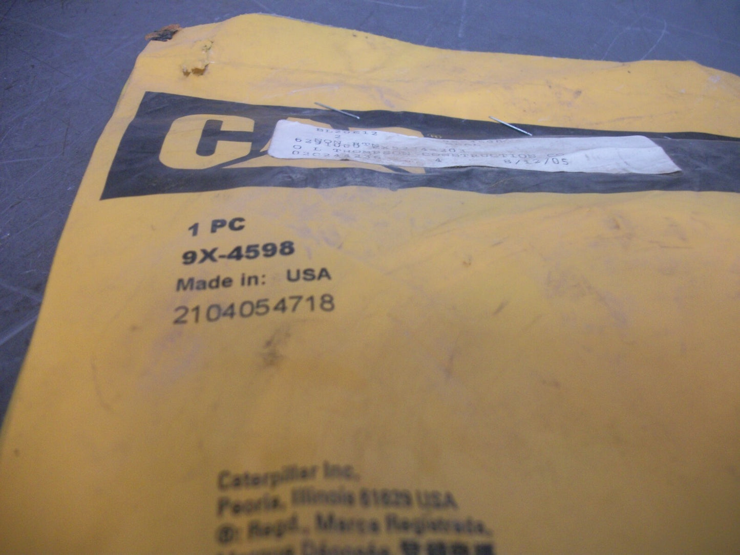 CAT LOT OF 2 SEALS 9X-4598 NEW