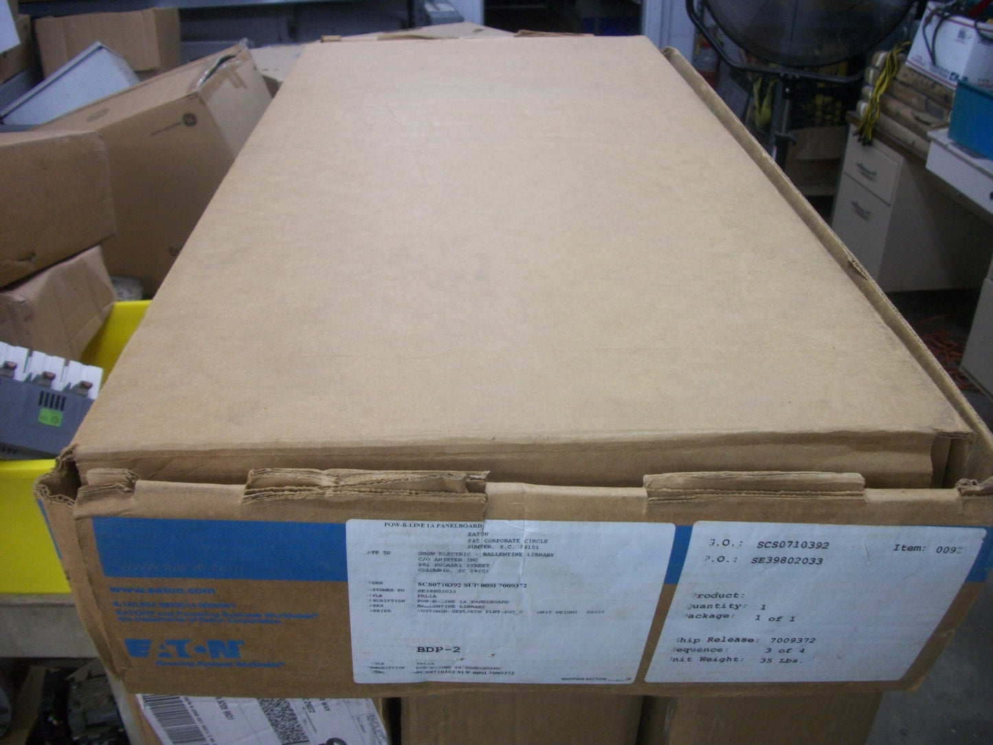 CUTLER-HAMMER PRL1A PANELBOARD INTERIOR 1C96649G06 225A 208Y/120V 3PH NIB