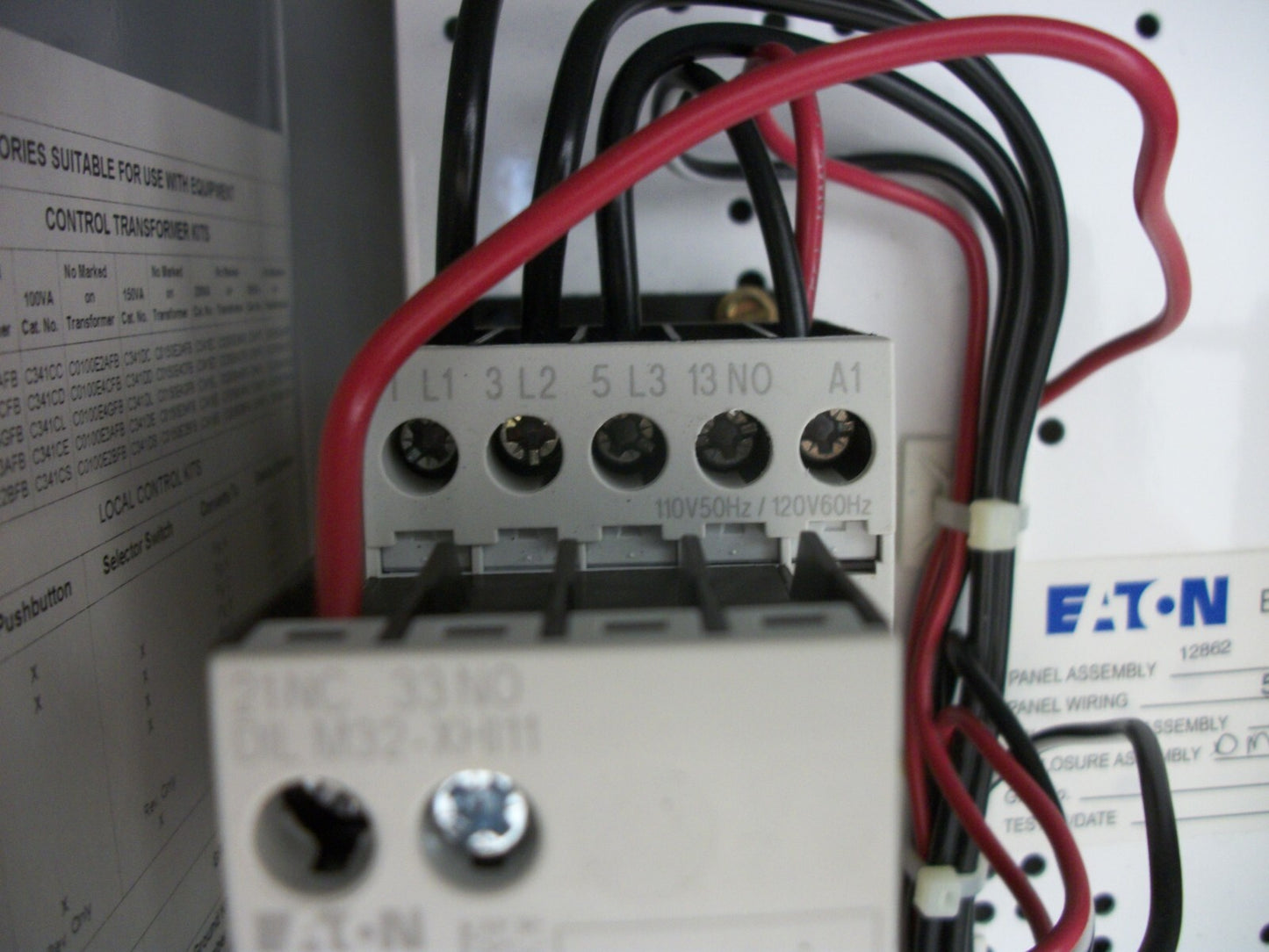 CUTLER-HAMMER STARTER COMBO TYPE 1 XTCE009B10 120VCOIL 15A BREAKER