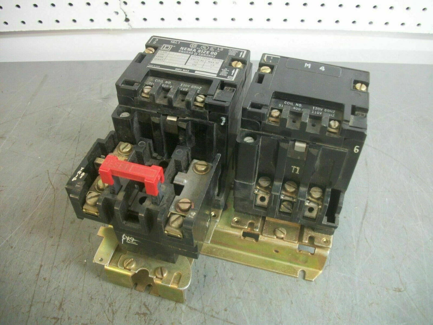 SQUARE D SIZE 00 REV MOTOR STARTER 8736SAG15 120VCOIL 1PH 230V 1HP