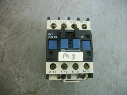 TELEMECANIQUE CONTACTOR LC1D0910G6 20AMP 120VCOIL 3PH 600V 7.5HP