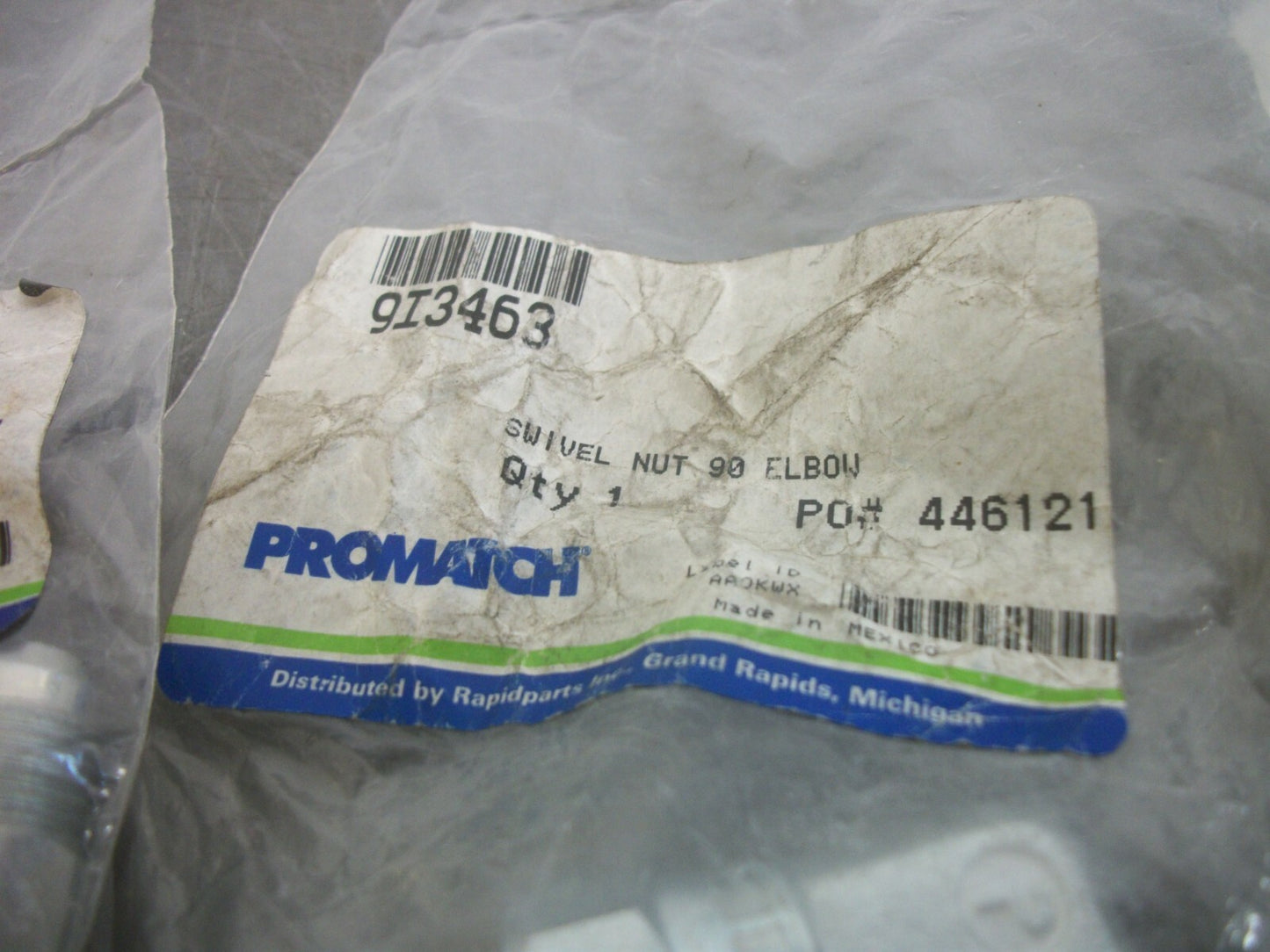 PROMATCH LOT OF 5 90-DEG SWIVEL NUT ELBOWS 9I3463 NEW