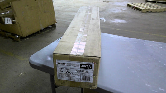 DAMAR 3070A BOX OF 30 T8 36" BLACK LIGHT BLUE BULBS F25T8BLB NIB