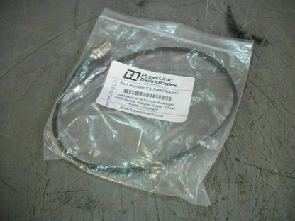 HYPERLINK 2FT 195R SERIES SMA MALE TO N FEMALE BULKHEAD CA-SMNFBA002 NEW