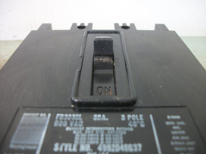 WESTINGHOUSE FB CIRCUIT BREAKER FB3030L 30AMP 600VOLT 3POLE