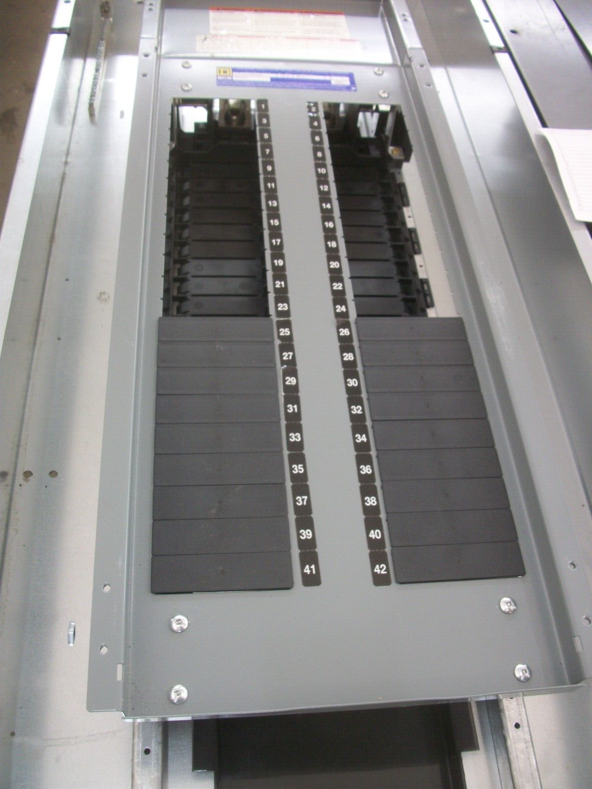 SQUARE D NF LOAD CENTER PANELBOARD NF46441716090160001 600AMP 480Y/277VOLT 3PH