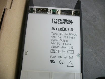 PHOENIX CONTACT DIGITAL OUTPUT MODULE IBS24DO/LC NIB