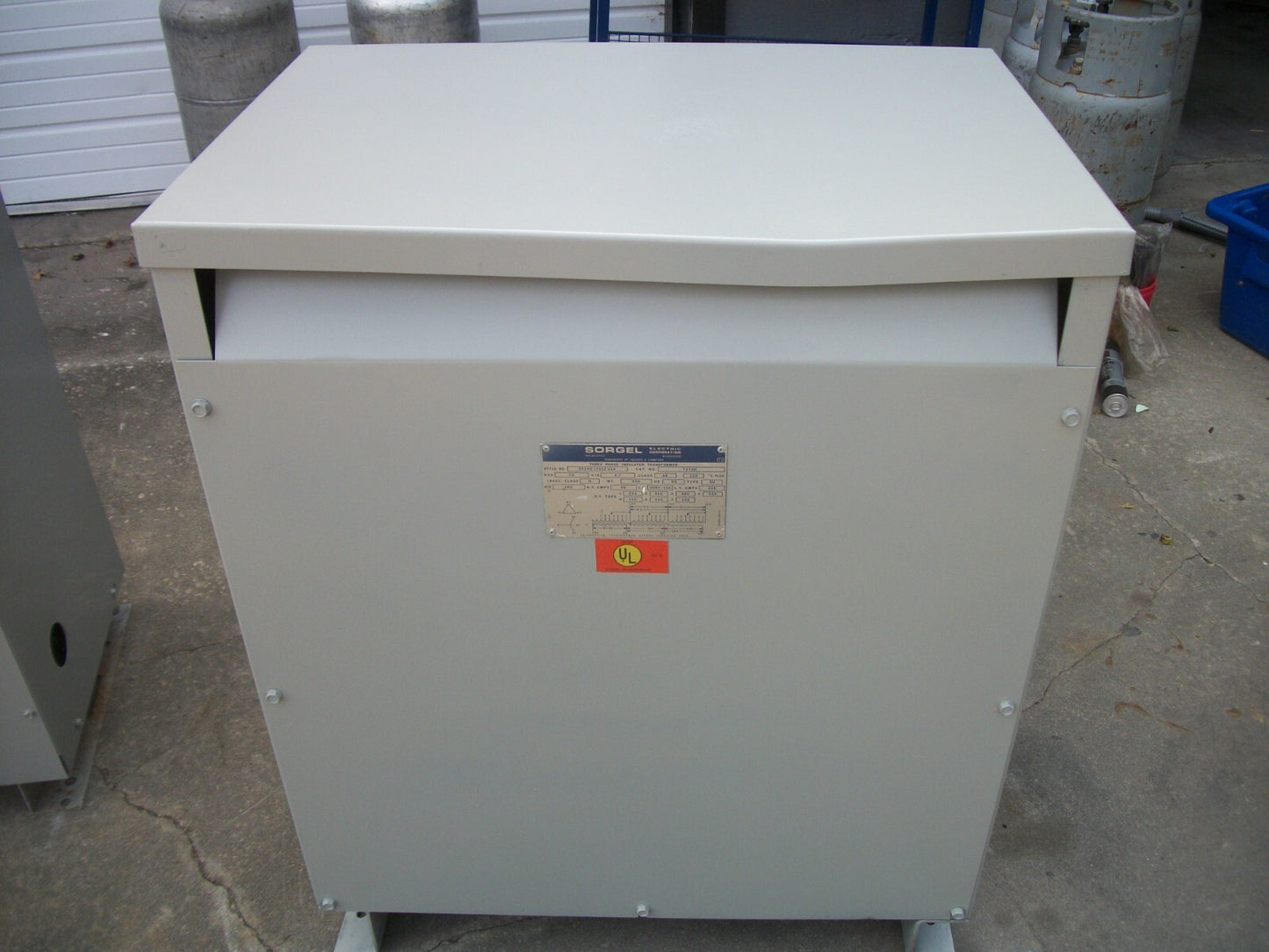 SQUARE D SORGEL 75KVA 3PH TRANSFORMER 75T3H HV 480 LV 208Y/120 REFURB OLD STYLE