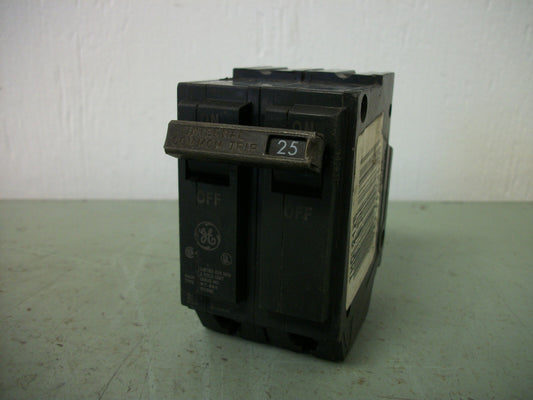 GE THQL CIRCUIT BREAKER THQL2125 25AMP 240VOLT 2POLE OLD