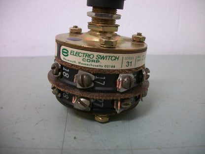 ELECTRO SWITCH 6-POSITION MAINTAINED SELECTOR ROTARY SWITCH 31302A