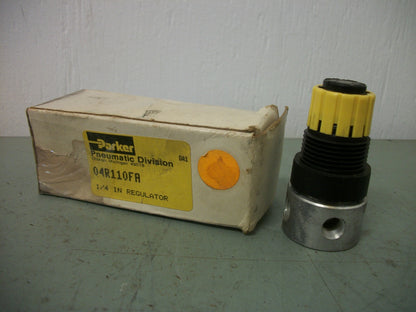 PARKER 1/4" PNEUMATIC REGULATOR 04R110FA 250PSI NIB