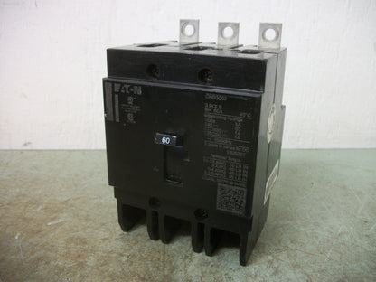 CUTLER-HAMMER GHB CIRCUIT BREAKER GHB3060 60AMP 480VOLT 3POLE NOB