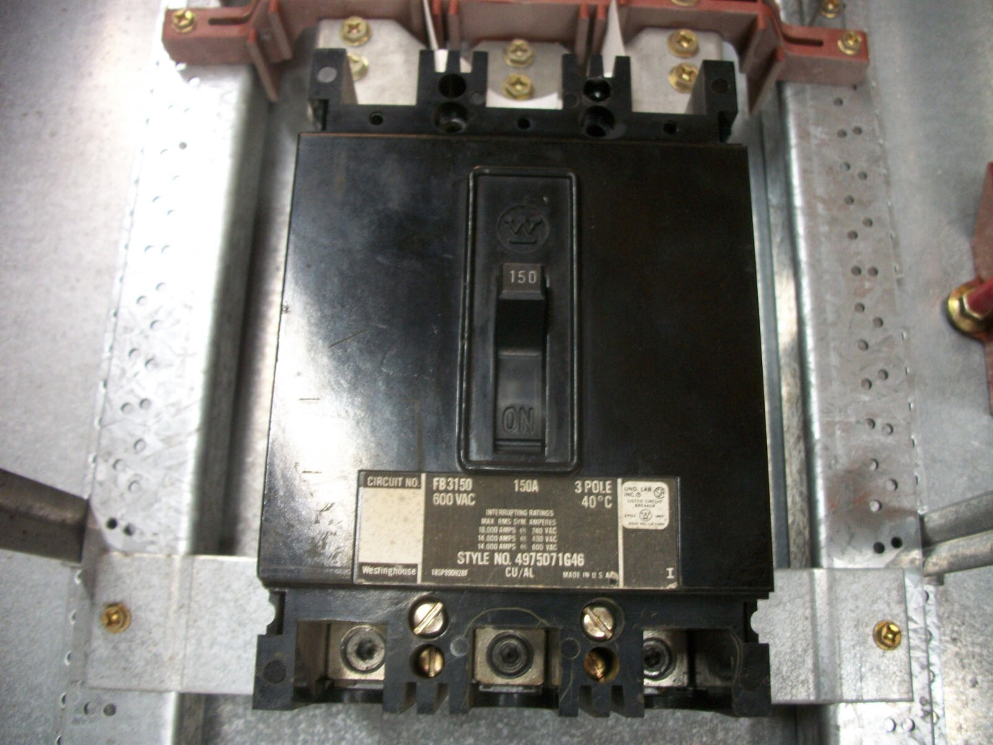 CHALLENGER PMZA LOAD CENTER PANELBOARD YS204B 175AMP 277/480VOLT 3PH W/150A MAIN