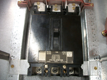 CHALLENGER PMZA LOAD CENTER PANELBOARD YS204B 175AMP 277/480VOLT 3PH W/150A MAIN