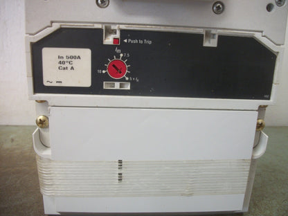 CUTLER-HAMMER L630E CIRCUIT BREAKER LGE3630NN 630AMP 600VOLT 3POLE W/500A TR NOB