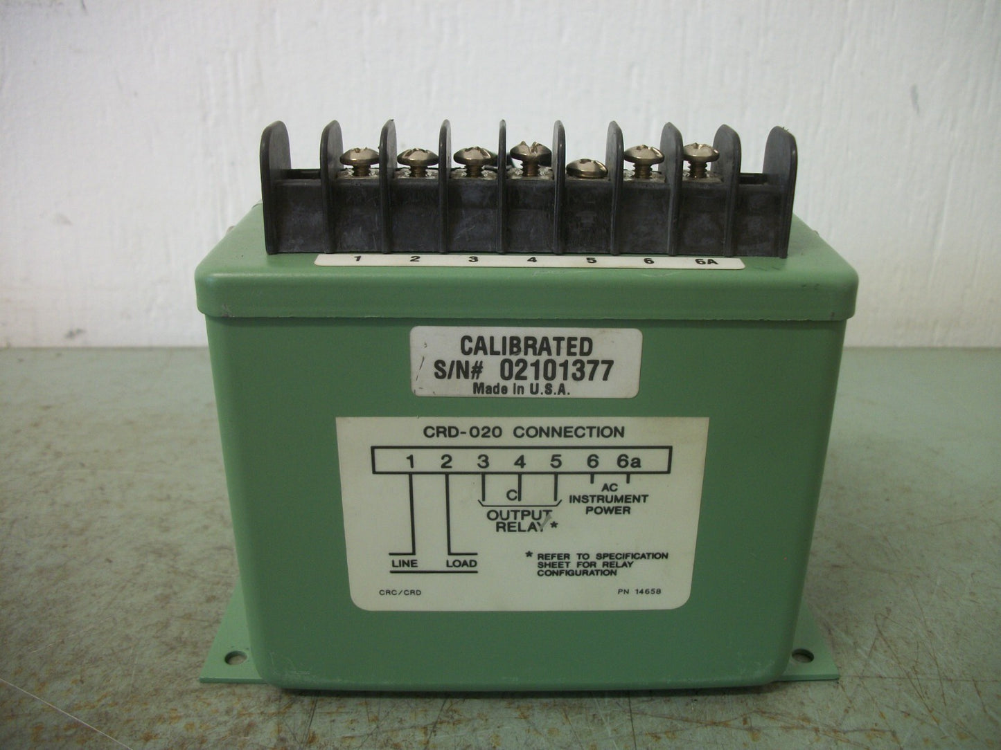 OHIO SEMITRONICS TRANSDUCER CRD-020 0-20A