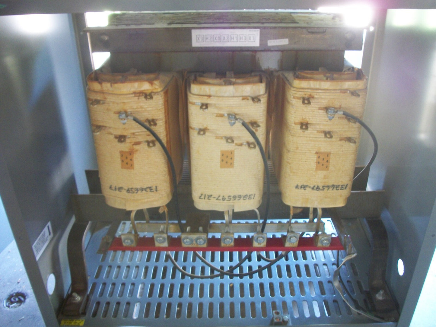 SQUARE D 45KVA 3PH TRANSFORMER 45T1814HFISNL HV 480 LV 480Y/277