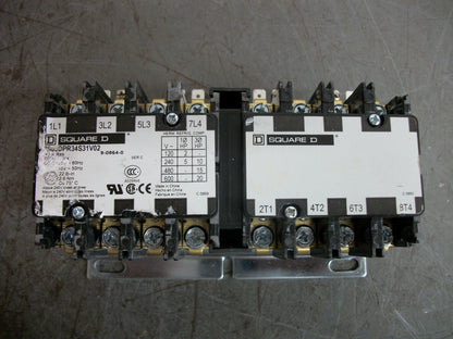 SQUARE D REV CONTACTOR 8965DPR34S31V02 30AMP 120VCOIL 3PH 600VOLT 20HP NOB