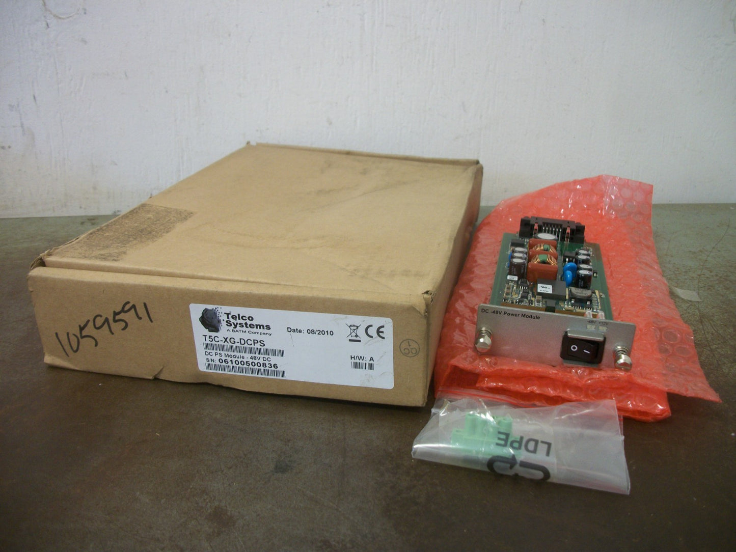 TELCO SYSTEMS DC POWER SUPPLY MODULE T5C-XG-DCPS 48VOLT NIB