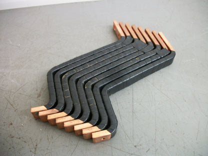 SQUARE D LOT OF 8 PANEL COPPER BUS BAR FINGERS