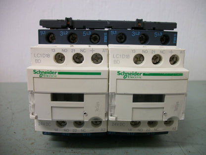 TELEMECANIQUE REV CONTACTOR LC2D18BD 24VCOIL 3PH 600V 15HP