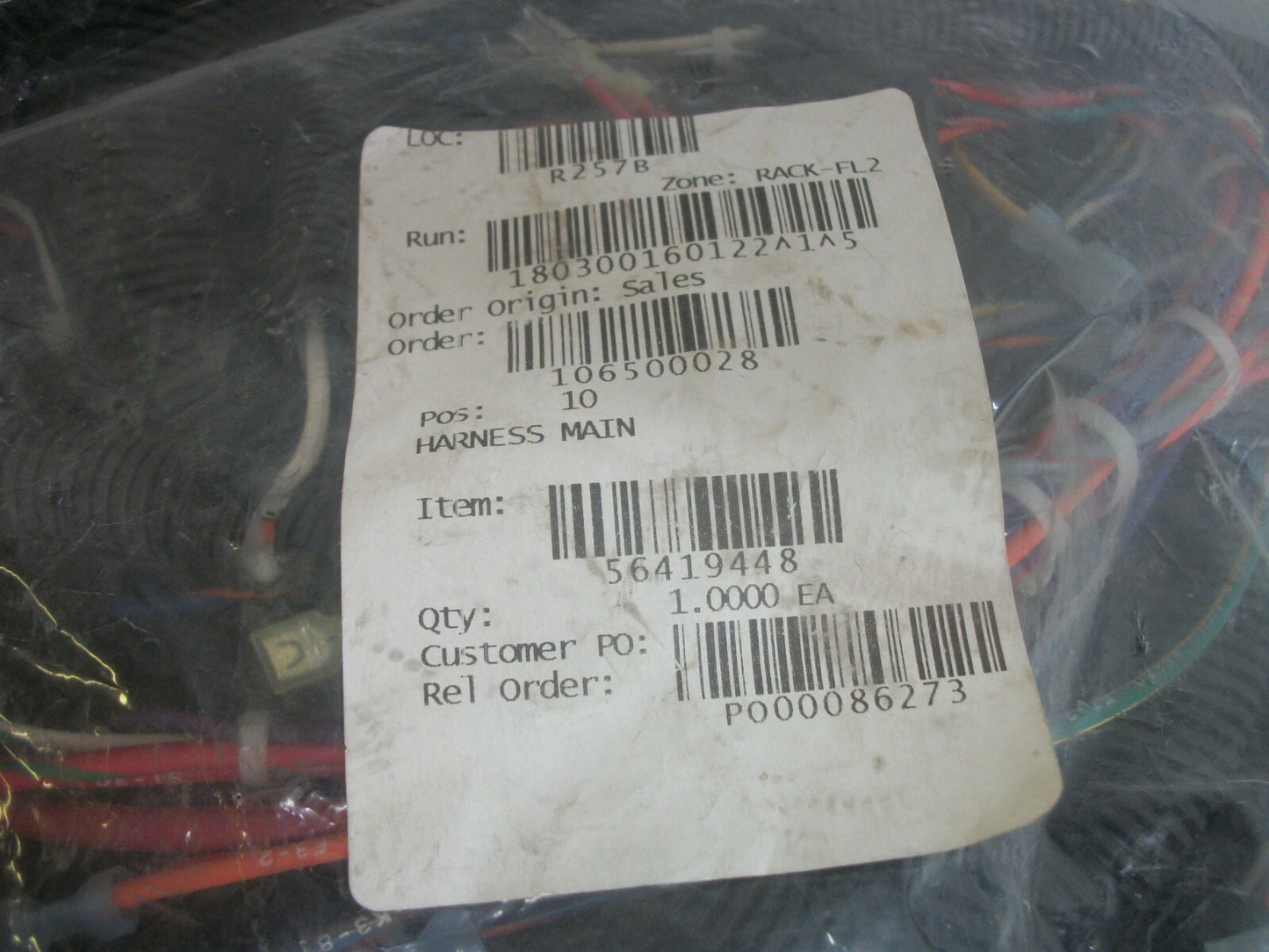 NILFISK ADVANCE MAIN WIRING HARNESS 56419448 NEW