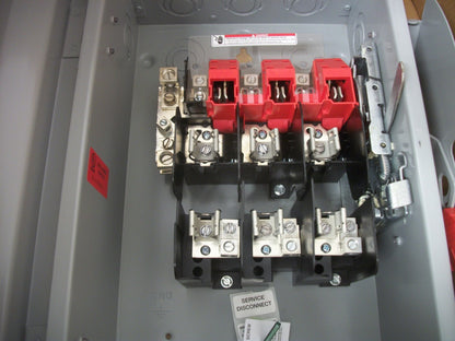 SIEMENS DISCONNECT TYPE 1 HF322N 60AMP 240VOLT 3POLE FUSIBLE NIB