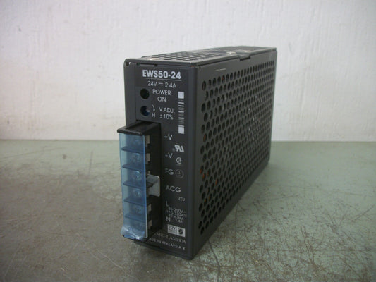 NEMIC-LAMBDA POWER SUPPLY EWS50-24 24VDC 2.4AMP