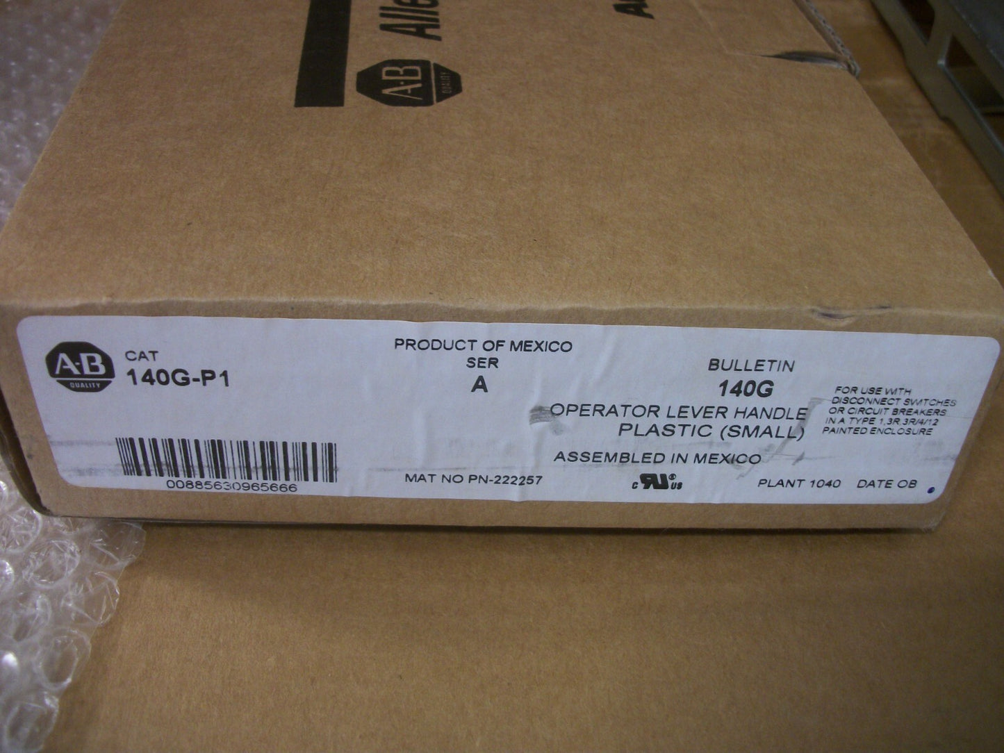 ALLEN-BRADLEY 4FT FLEX CABLE OPERATOR 140G-H-FCX04 NIB