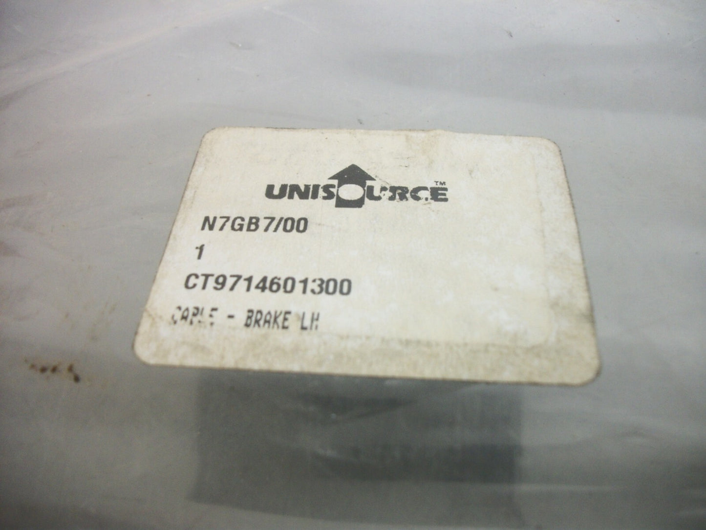 UNISOURCE CAT TOWMOTOR BRAKE LH CABLE CT9714601300 NEW