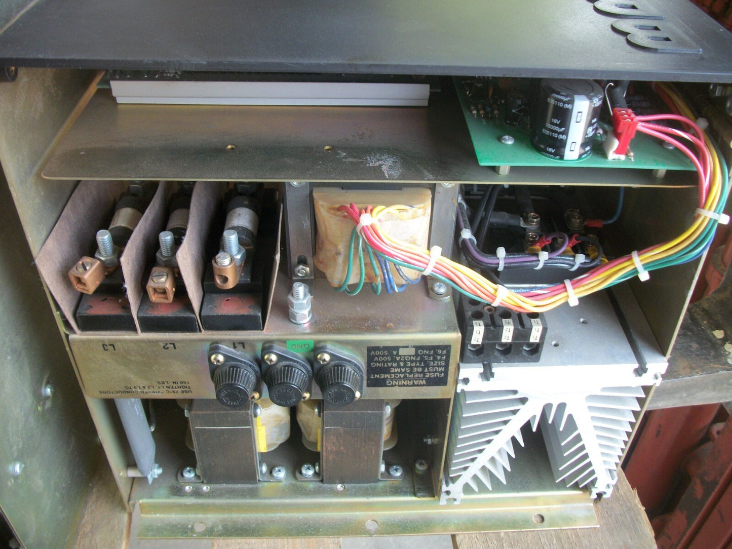 POWERTEC 25HP BRUSHLESS 2000 DC MOTOR SPEED CONTROLLER C0252.N4CH000NNN1 460V 3P