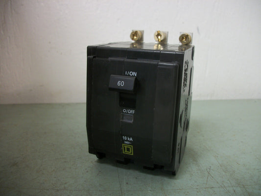 SQUARE D QOB CIRCUIT BREAKER QOB360 60AMP 240VOLT 3POLE