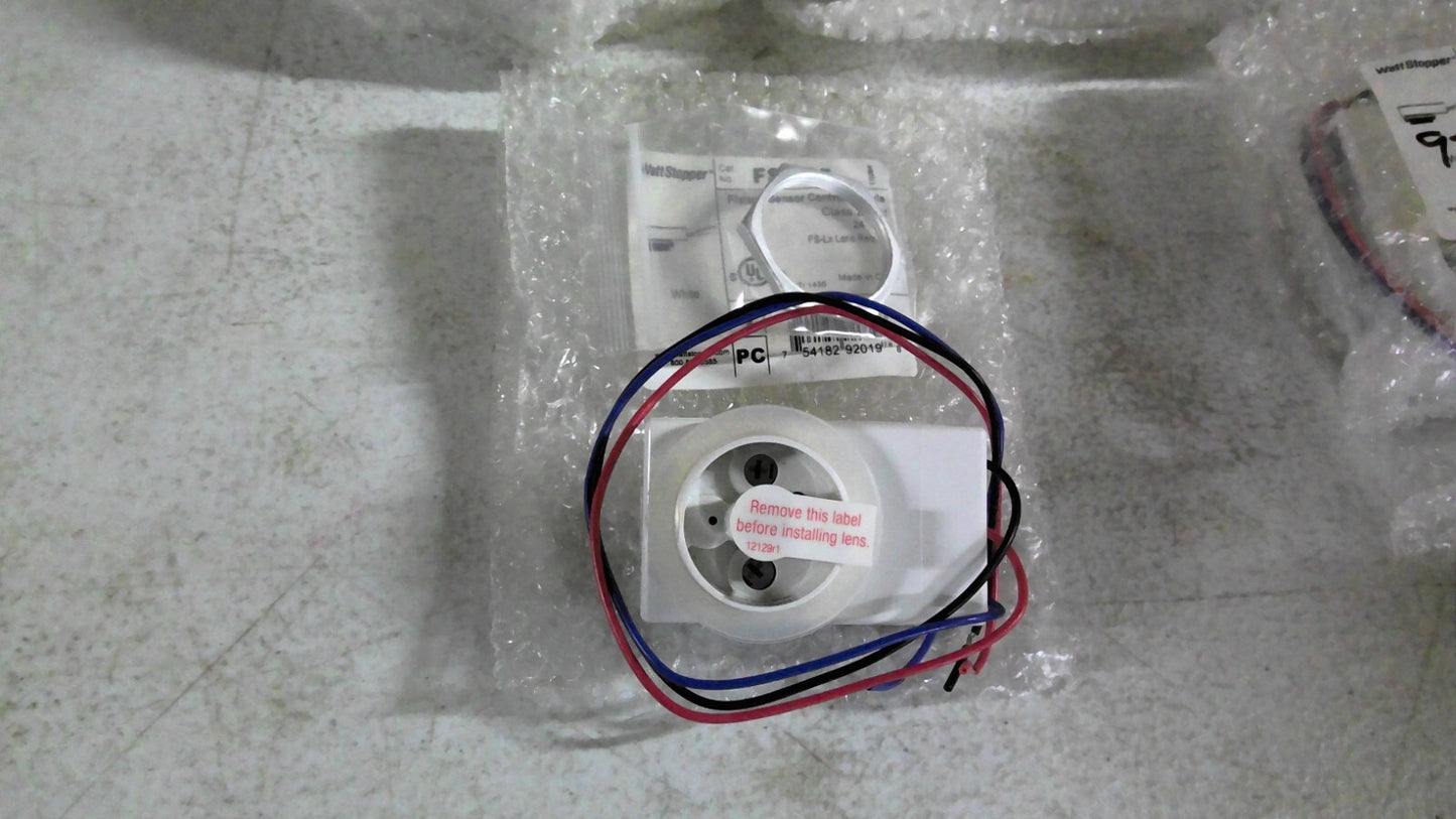PASS & SEYMOUR WATTSTOPPER LOT OF 15 WHITE FIXTURE SENSOR CONTROL MODULES FS-305