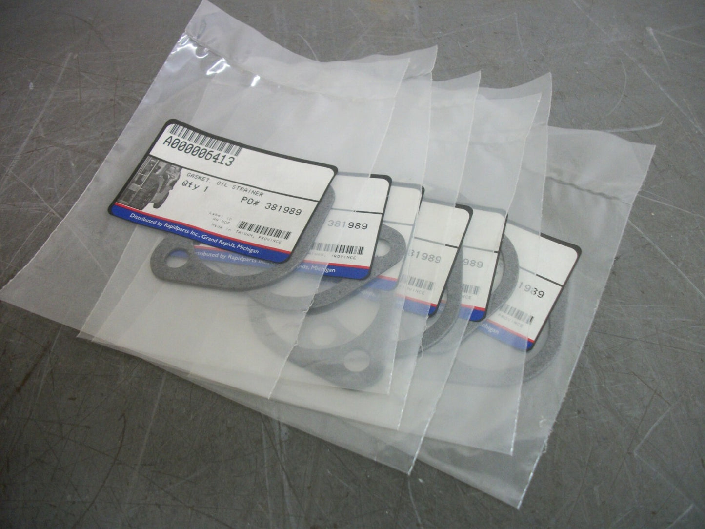 RAPIDPARTS LOT OF 6 OIL STRAINER GASKETS A000006413 NEW