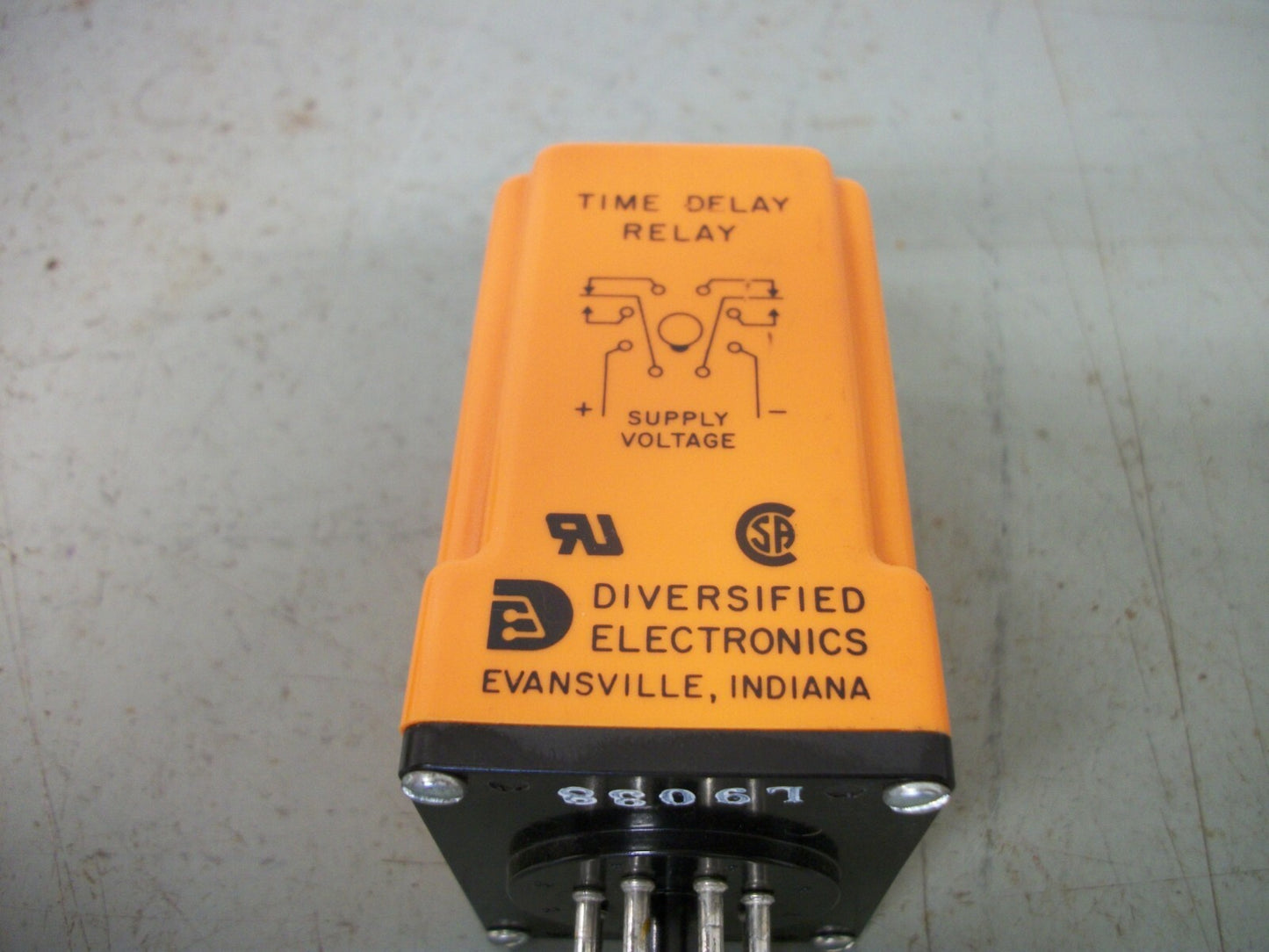 DIVERSIFIED ELECTRONICS TIME DELAY RELAY TUC-120-AKA-010 0.1-10SEC