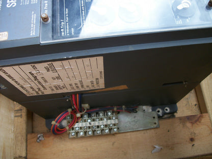 WESTINGHOUSE SPB 50 POW-R-BREAKER 800AMP 600VOLT 3POLE W/600A TRIP & SHUNT