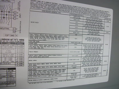 SIEMENS ES SERIES LOAD CENTER PANELBOARD S2442L3200 200AMP 240VOLT 3PH 3-4W NIB